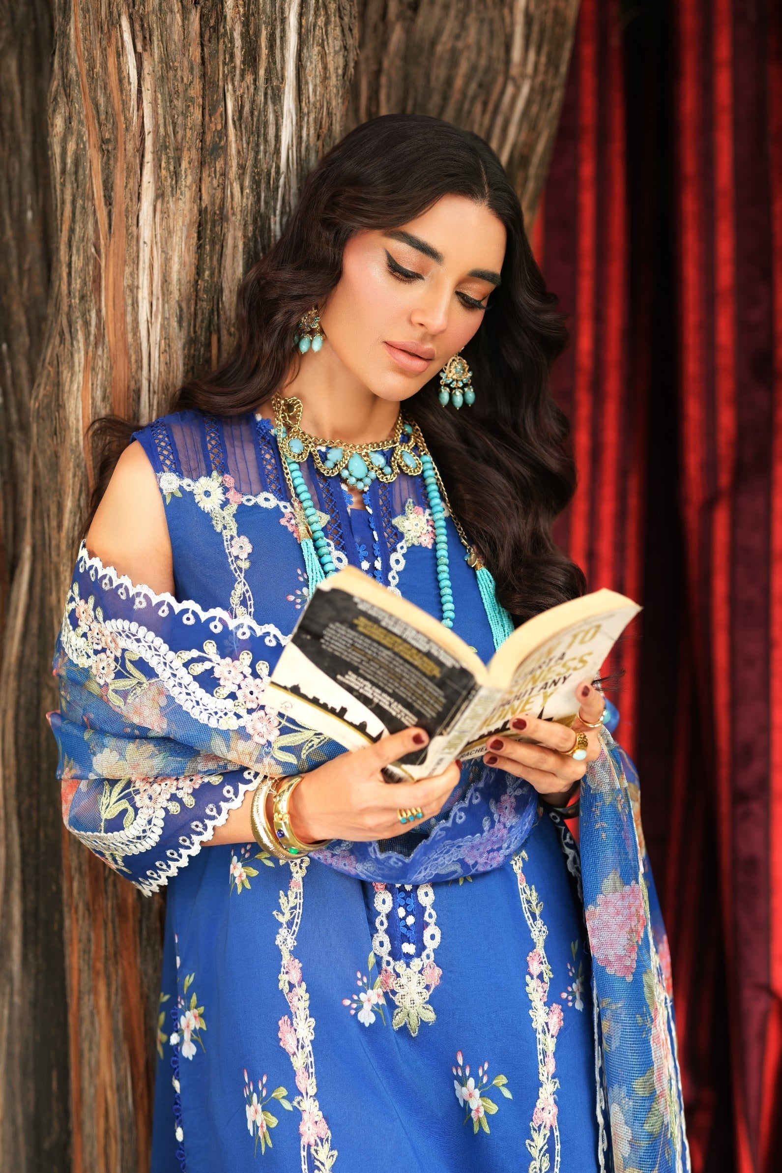 Buy from khaslibaas | Maryam Hussain Luxury Lawn '26 | 3 piece unstitched embroidered lawn suit for women (Skye).choose good quality brands like Maria b, Sobia Nazir zainab Chottani Various Pakistani branded dresses summer fabric, elegant design, perfect for casual & formal wear.delivery available in UK, USA, Canada, UAE, Dubai and other countries... 