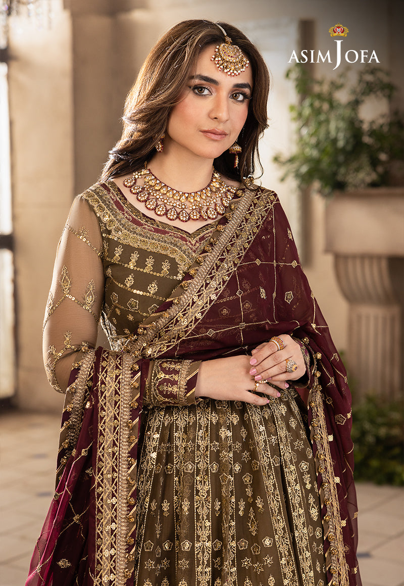 Buy Asim jofa AJNB-11 EMBROIDERED CHIFFON  | Women FESTIVE Dress 2026.choose good quality brands like Maria b zainab Chottani, Hussain Rehar etc... Various Pakistani branded dresses summer fabric, elegant design, perfect for casual & formal wear also shop eid collections from khaslibaas .delivery available in UK, USA, Canada, UAE, Dubai and other countries... 