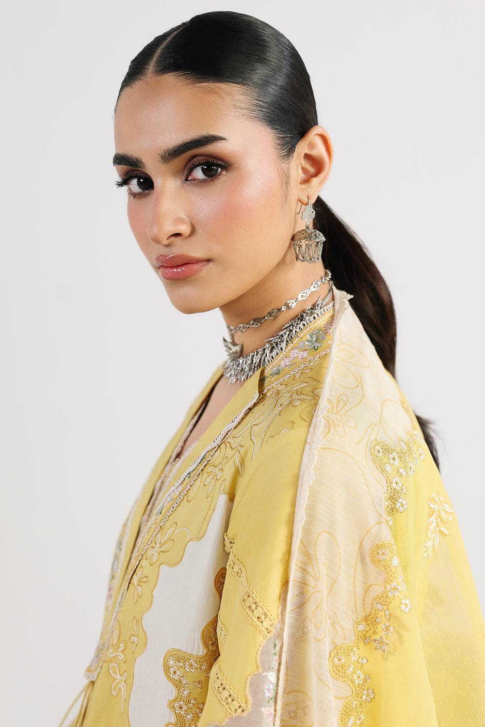 Buy QALAMKAR QFL-05 ZARIA Embroidered  Suit 3 Pcs Unstitched | Women Summer Dresses 2026.choose good quality brands like Maria b zainab Chottani, Hussain Rehar, sobia nazir etc... Various Pakistani branded dresses summer fabric, elegant design, perfect for casual & formal wear also shop eid collections from khaslibaas .delivery available in UK, USA, Canada, UAE, Dubai and other countries... 