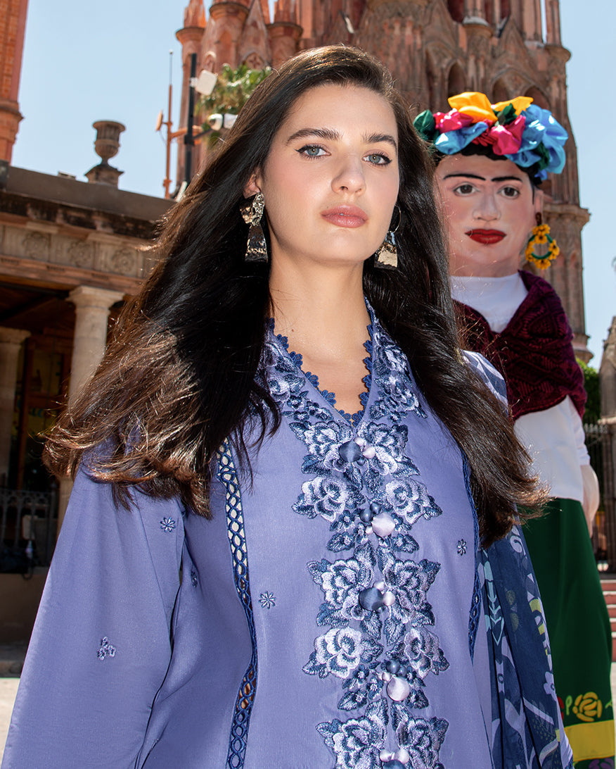 MUSHQ Odyssey Lawn 2026 Juana– Luxury Unstitched Embroidered Lawn Suit  | Women Summer Dresses 2026.choose good quality brands like Maria b zainab Chottani, Hussain Rehar, sobia nazir, Qalamkar, asim jofa etc... Various Pakistani branded dresses summer fabric, elegant design, perfect for casual & formal wear also shop eid collections from khaslibaas .delivery available in UK, USA, Canada, UAE, Dubai, Australia and other countries... 