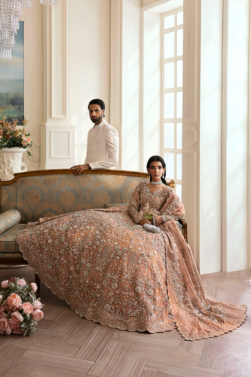 Miraya Peach Pink Bridal Collection