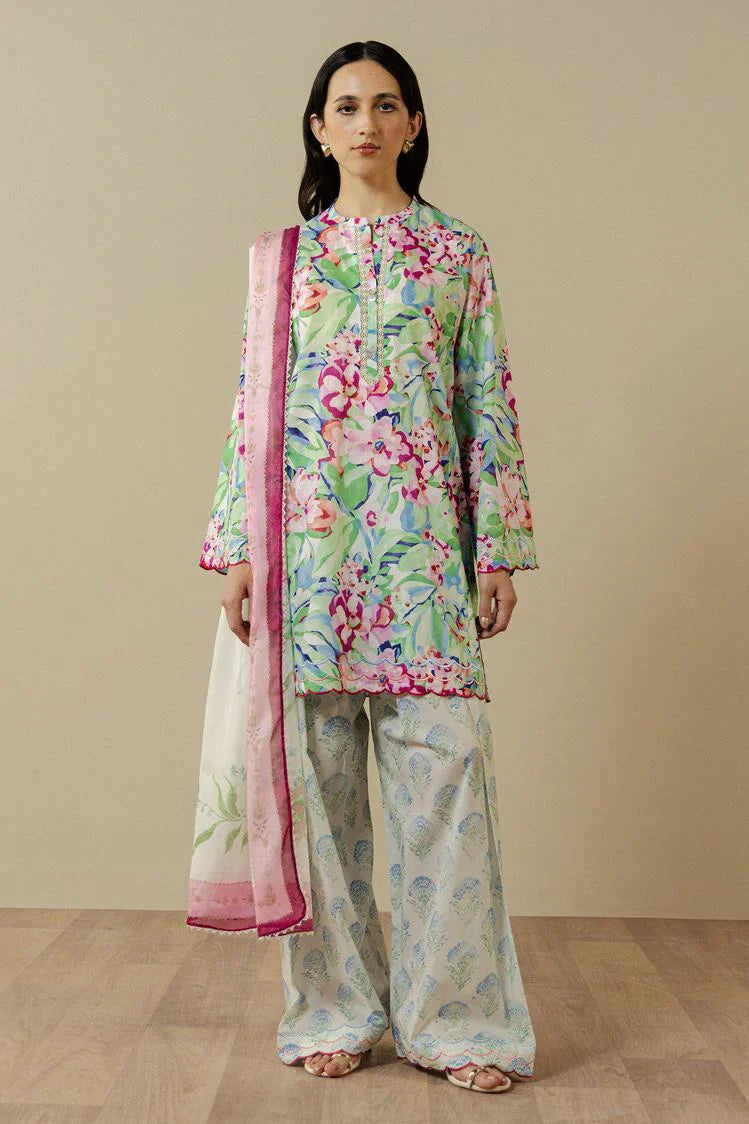 Shop from khaslibaas | Coco by Zara Shahjahan printed Lawn '26 (ELARIS D6-A) .Buy 100% original Designer Suit like Maria b, Sobia Nazir zainab Chottani Various Pakistani brands perfect for casual & formal wear.delivery available in UK, USA, Canada, UAE, Dubai and other countries... 