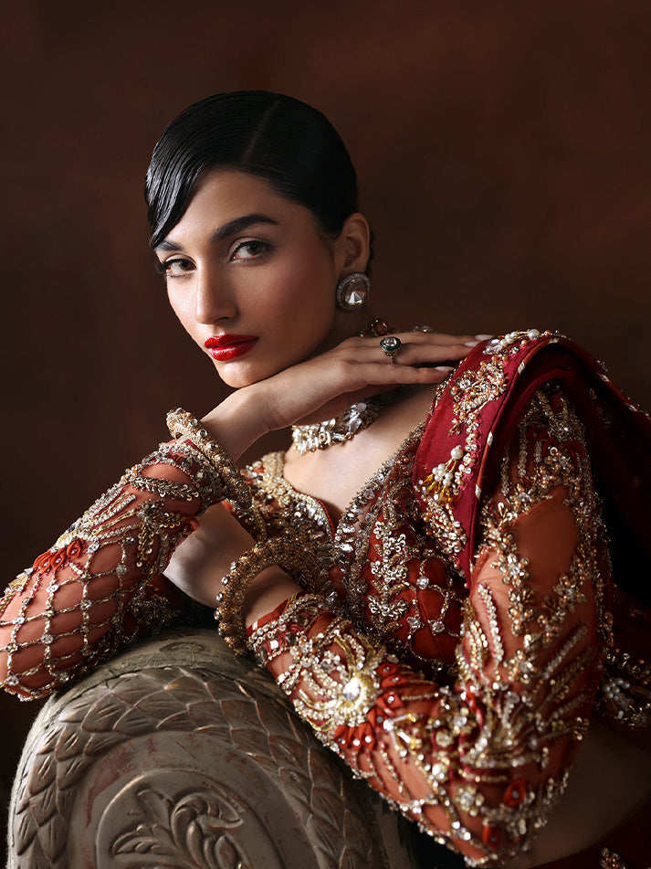 Regal Deep Rust Bridal Collection