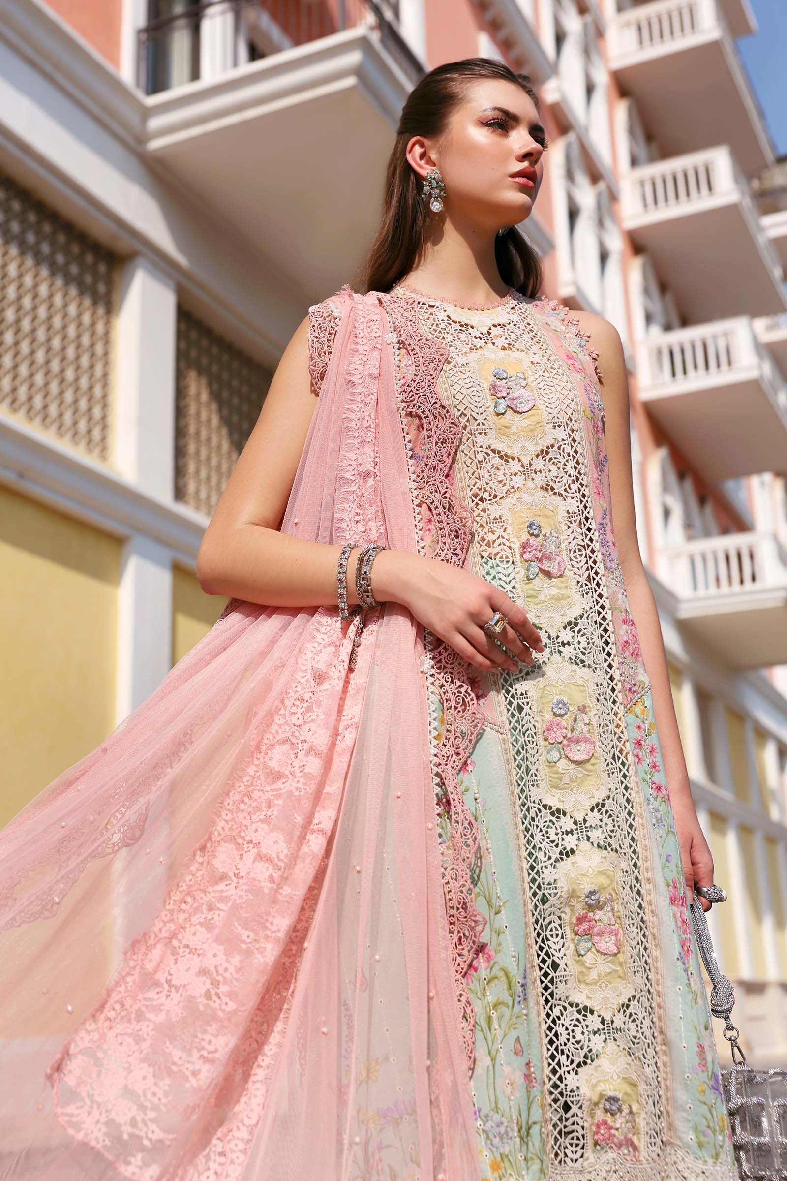 Buy from khaslibaas mariab Luxury 3 piece unstitched embroidered lawn suit for women ( D-2606-A).choose good quality brands like Maria b Sobia Nazir Various Pakistani branded dresses summer fabric, elegant design, perfect for casual & formal wear.delivery available in UK, USA,Australia, Canada, UAE, Dubai and other countries... 