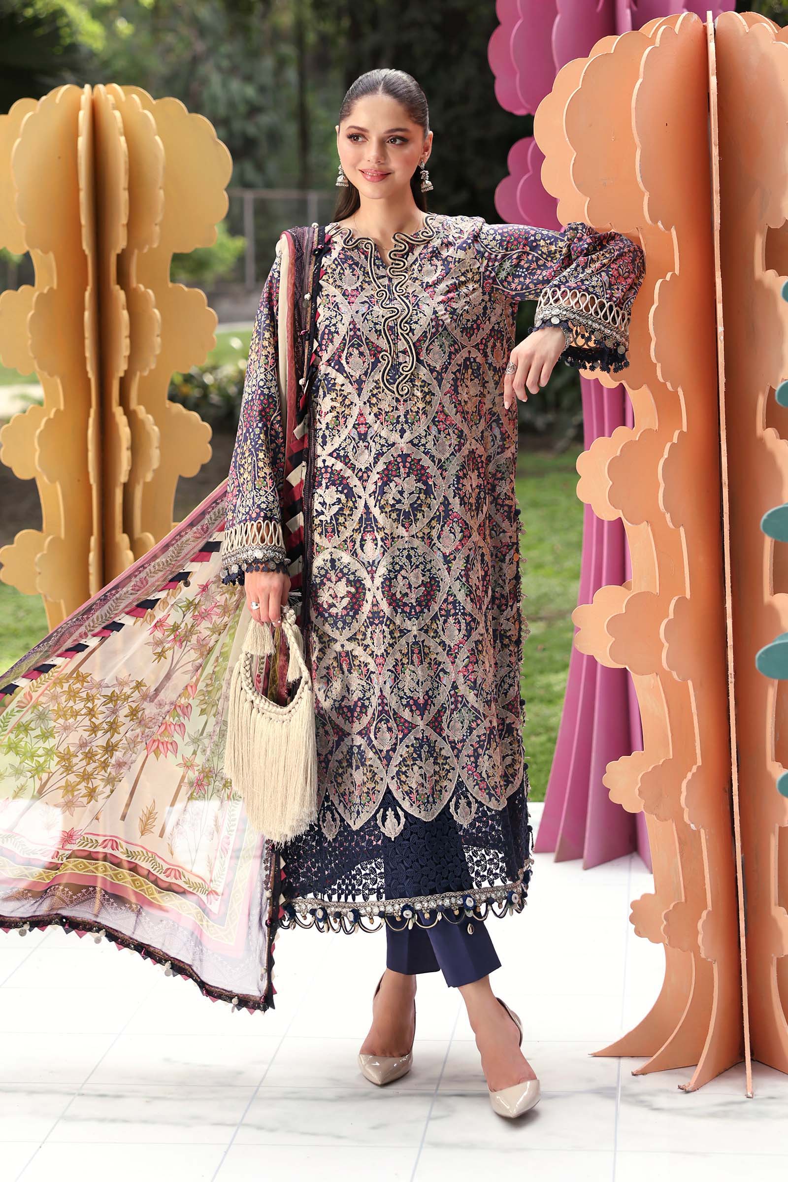 Buy from khaslibaas mariab premium 3 piece unstitched embroidered lawn suit for women (MPT-3003-B).choose good quality brands like Maria b Sobia Nazir Various Pakistani branded dresses summer fabric, elegant design, perfect for casual & formal wear.delivery available in UK, USA, Canada, UAE, Dubai and other countries... 