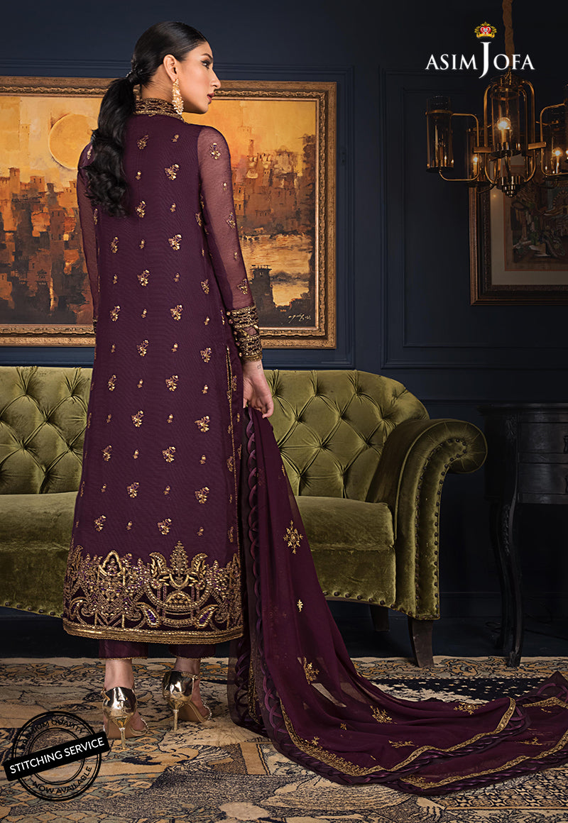 Buy Asim jofa AJRE-10 EMBROIDERED ORGANZA COTTON NET. choose good quality brands like Maria b zainab Chottani, Hussain Rehar etc... Various Pakistani branded dresses summer fabric, elegant design, perfect for casual & formal wear also shop eid collections from khaslibaas .delivery available in UK, USA, Canada, UAE, Dubai and other countries... 