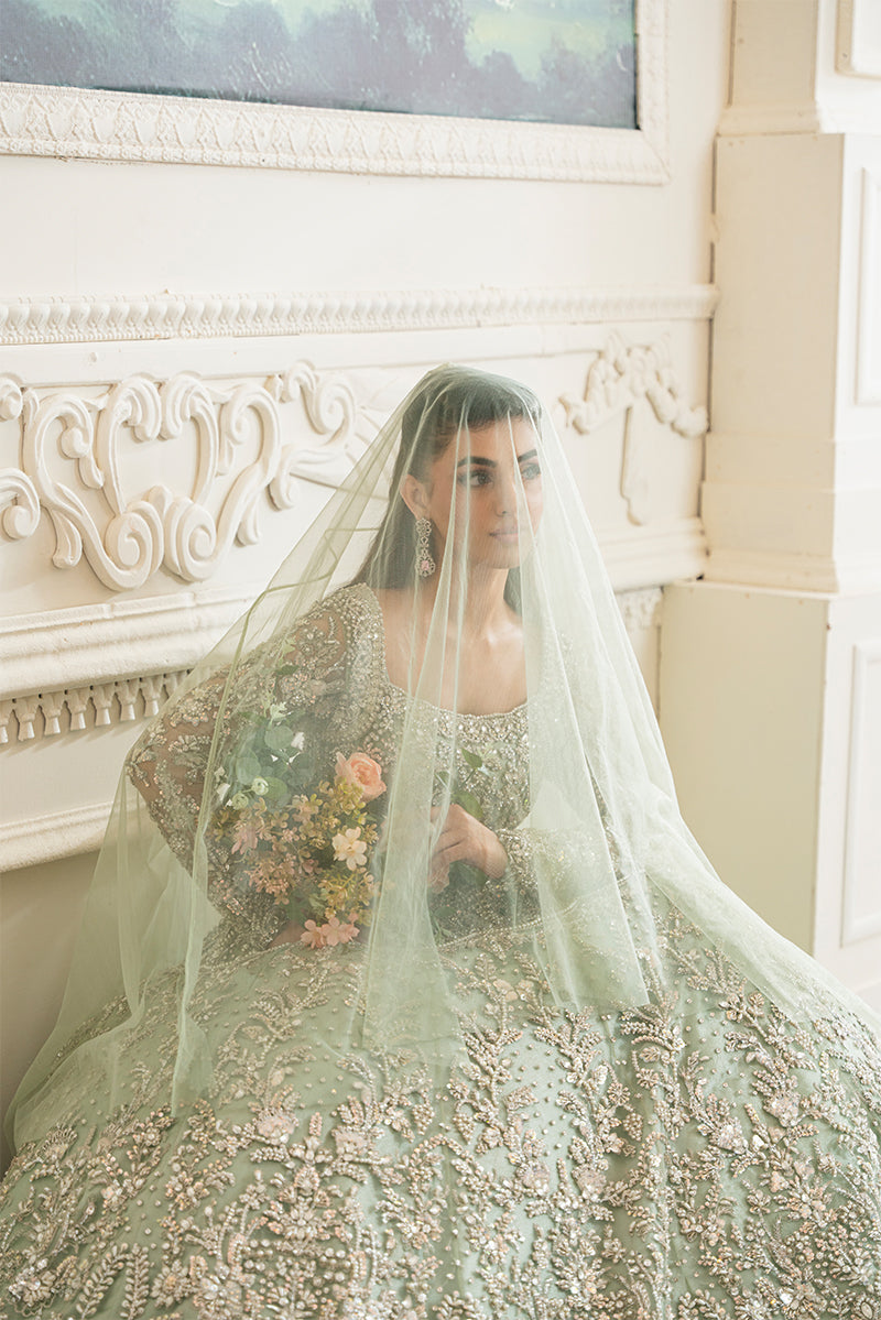 Taliah Mint Green Bridal Collection