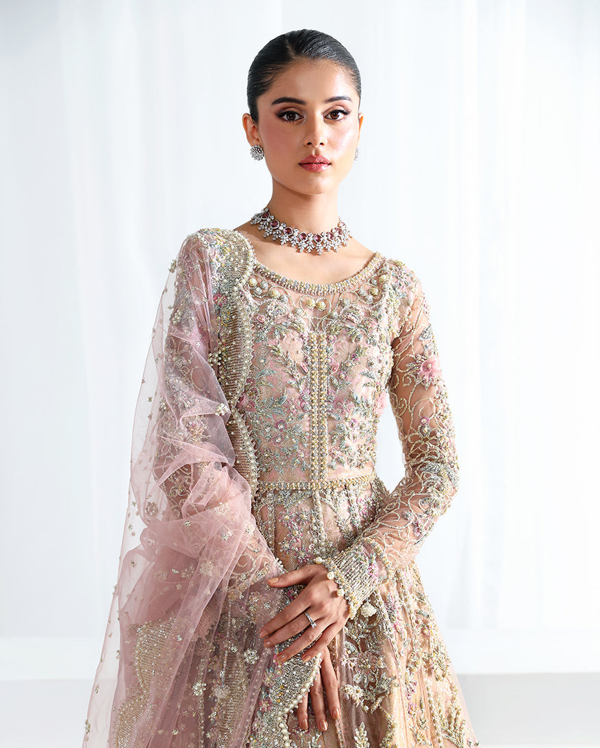 Noemie Baby pink Bridal Collection