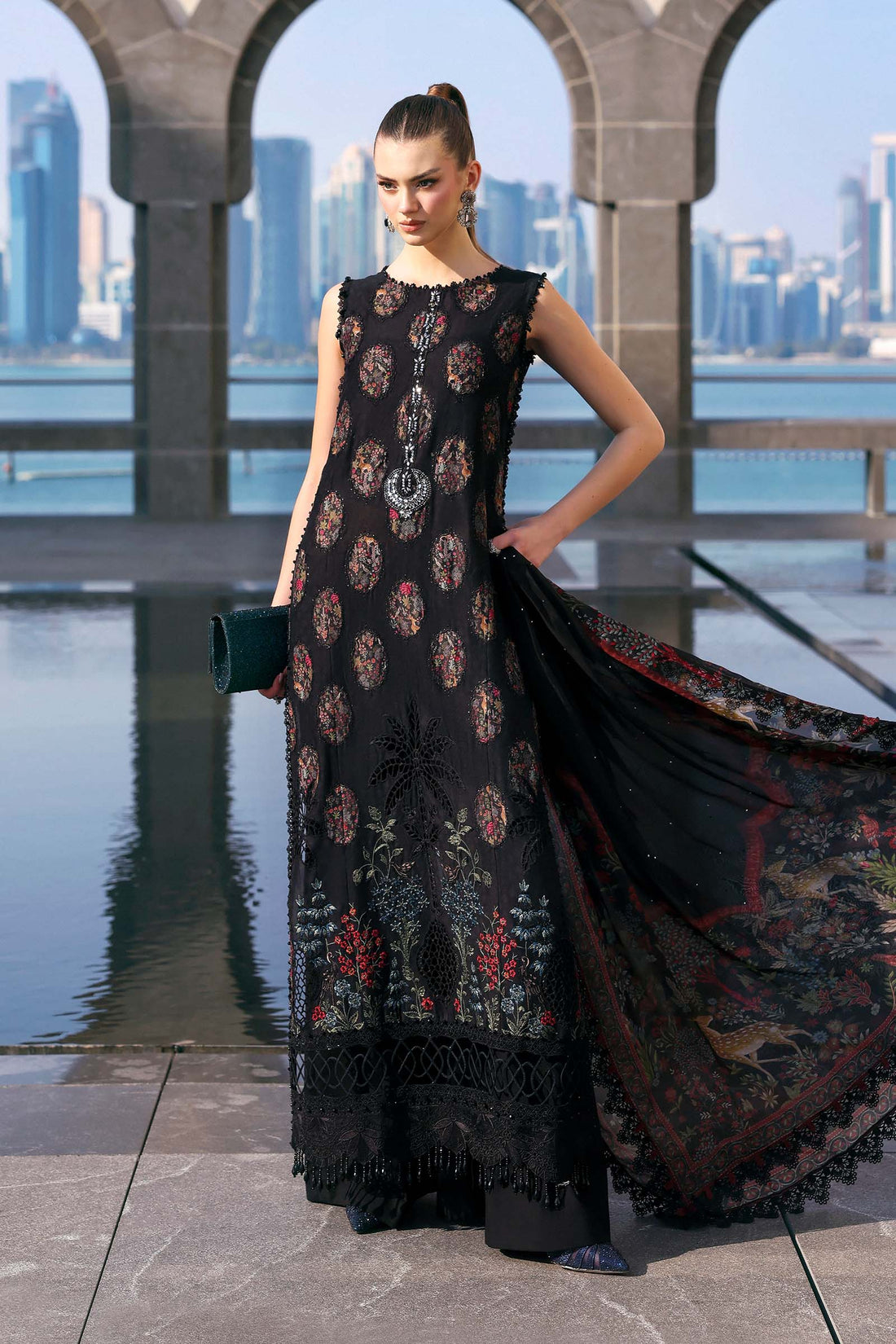Buy from khaslibaas mariab Luxury 3 piece unstitched embroidered lawn suit for women ( D-2605-B).choose good quality brands like Maria b Sobia Nazir Various Pakistani branded dresses summer fabric, elegant design, perfect for casual & formal wear.delivery available in UK, USA,Australia, Canada, UAE, Dubai and other countries... 
