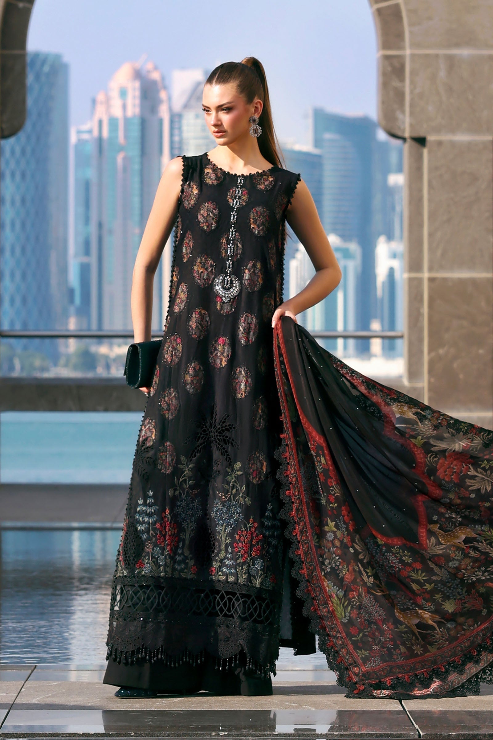 Buy from khaslibaas mariab Luxury 3 piece unstitched embroidered lawn suit for women ( D-2605-B).choose good quality brands like Maria b Sobia Nazir Various Pakistani branded dresses summer fabric, elegant design, perfect for casual & formal wear.delivery available in UK, USA,Australia, Canada, UAE, Dubai and other countries... 