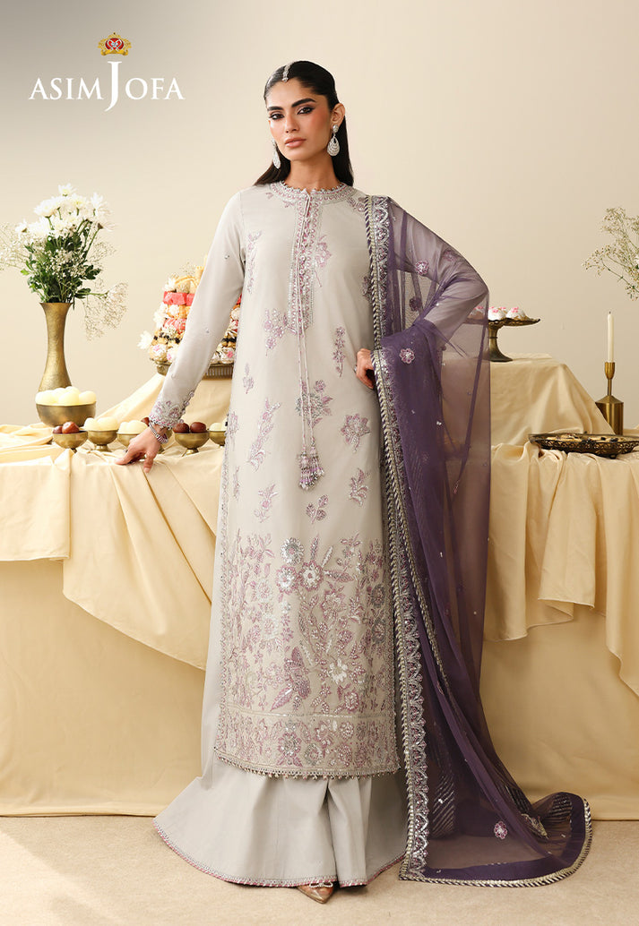 Shop Asim Jofa Luxury Festive '26 | AJULIH-09 original Pakistani designer collection online with free international delivery at Khaslibaas.com.delivery available in UK, USA, Canada, UAE, Dubai and other countries... 