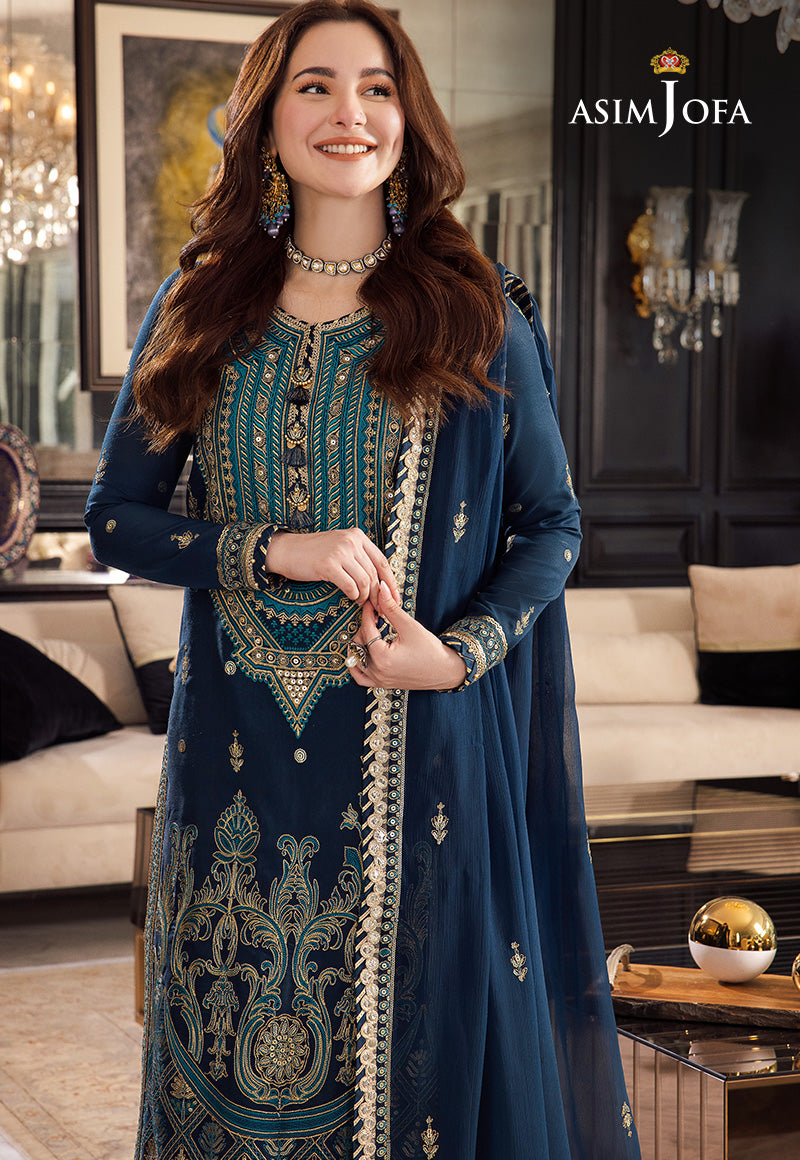 Buy Asim jofa AJRN-10 EMBROIDERED LAWN SILK    | Women FESTIVE Dress 2026.choose good quality brands like Maria b zainab Chottani, Hussain Rehar etc... Various Pakistani branded dresses summer fabric, elegant design, perfect for casual & formal wear also shop eid collections from khaslibaas .delivery available in UK, USA, Canada, UAE, Dubai and other countries... 