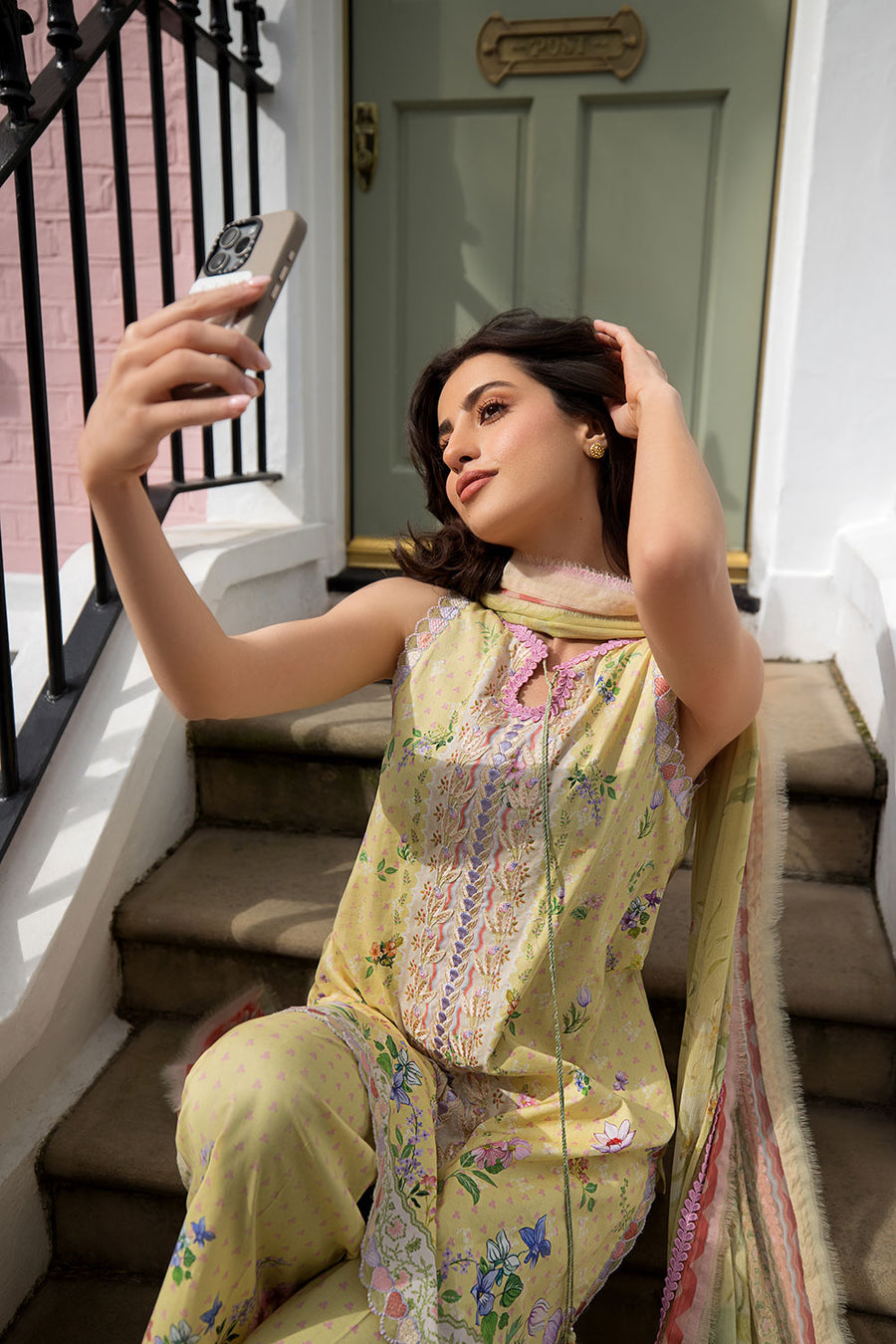 Buy SN Prints Design 2B Unstitched Lawn Suit 2026 | Women Summer Collection for women.choose good quality brands like Maria b zainab Chottani, Hussain Rehar etc... Various Pakistani branded dresses summer fabric, elegant design, perfect for casual & formal wear also shop eid collections from khaslibaas .delivery available in UK, USA, Canada, UAE, Dubai and other countries... 