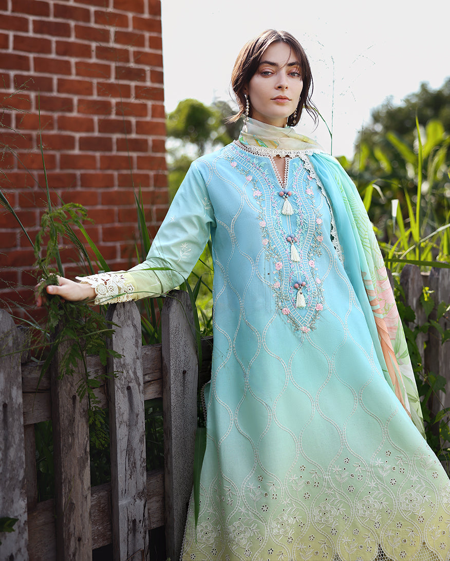 Buy Mushq Solace Ombre Chikankari Ethereal Pause – Luxury Unstitched Lawn Suit 2026 | Women Summer Dresses 2026.choose good quality brands like Maria b zainab Chottani, Hussain Rehar, sobia nazir, Qalamkar, asim jofa etc... Various Pakistani branded dresses summer fabric, elegant design, perfect for casual & formal wear also shop eid collections from khaslibaas .delivery available in UK, USA, Canada, UAE, Dubai, Australia and other countries... 