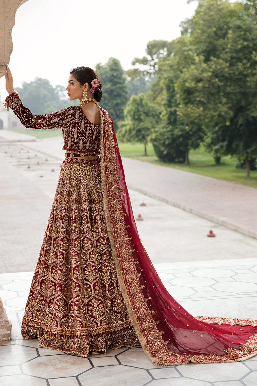Buy Afrozeh | BRIDE COLLECTION 22-HAYAL Embroidered  Festive Suit 3 Pcs Unstitched | Women Summer Dresses 2026.choose good quality brands like Maria b zainab Chottani, Hussain Rehar, sobia nazir etc... Various Pakistani branded dresses summer fabric, elegant design, perfect for casual & formal wear also shop eid collections from khaslibaas .delivery available in UK, USA, Canada, UAE, Dubai and other countries... 