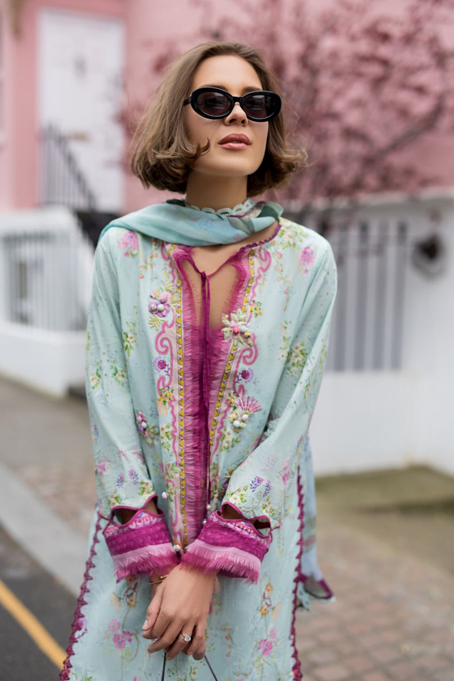 Buy SN Prints Design 7A Unstitched Lawn Suit 2026 | Women Summer Collection for women.choose good quality brands like Maria b zainab Chottani, Hussain Rehar etc... Various Pakistani branded dresses summer fabric, elegant design, perfect for casual & formal wear also shop eid collections from khaslibaas .delivery available in UK, USA, Canada, UAE, Dubai and other countries... 