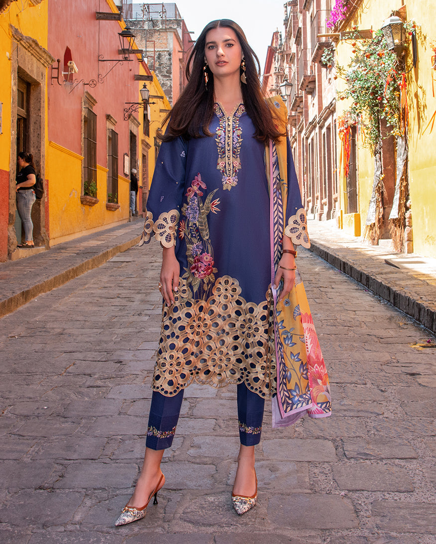MUSHQ Odyssey Lawn 2026 Ines– Luxury Unstitched Embroidered Lawn Suit  | Women Summer Dresses 2026.choose good quality brands like Maria b zainab Chottani, Hussain Rehar, sobia nazir, Qalamkar, asim jofa etc... Various Pakistani branded dresses summer fabric, elegant design, perfect for casual & formal wear also shop eid collections from khaslibaas .delivery available in UK, USA, Canada, UAE, Dubai, Australia and other countries... 