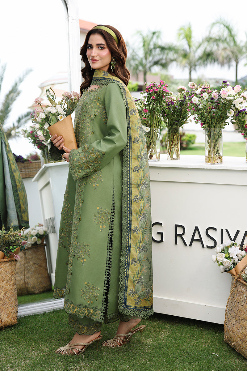 Buy from khaslibaas RANG RASIYA | Florence Luxury Festive Edit 'Bahar - 3 piece unstitched embroidered Festive suit for women .choose good quality brands like Maria b Sobia Nazir Various Pakistani branded dresses summer fabric, elegant design, perfect for casual & formal wear.delivery available in UK, USA,Australia, Canada, UAE, Dubai and other countries... 