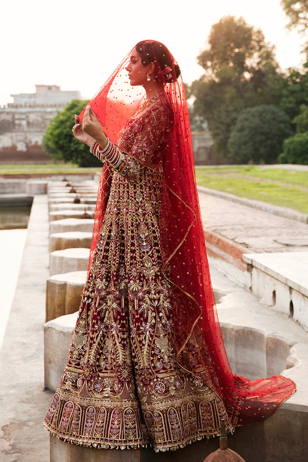 Buy Afrozeh | BRIDE COLLECTION 22-MAHJABEEN Embroidered  Festive Suit 3 Pcs Unstitched | Women Summer Dresses 2026.choose good quality brands like Maria b zainab Chottani, Hussain Rehar, sobia nazir etc... Various Pakistani branded dresses summer fabric, elegant design, perfect for casual & formal wear also shop eid collections from khaslibaas .delivery available in UK, USA, Canada, UAE, Dubai and other countries... 