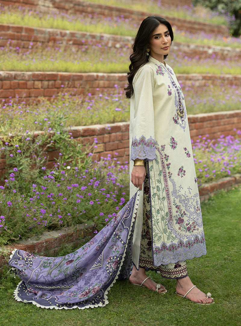Buy from khaslibaas | ZAINAB CHOTTANI Luxury Lawn '26 | 3 piece unstitched embroidered lawn suit for women (Kyra - 04).choose good quality brands like Maria b, Sobia Nazir zainab Chottani Various Pakistani branded dresses summer fabric, elegant design, perfect for casual & formal wear.delivery available in UK, USA, Canada, UAE, Dubai and other countries... 