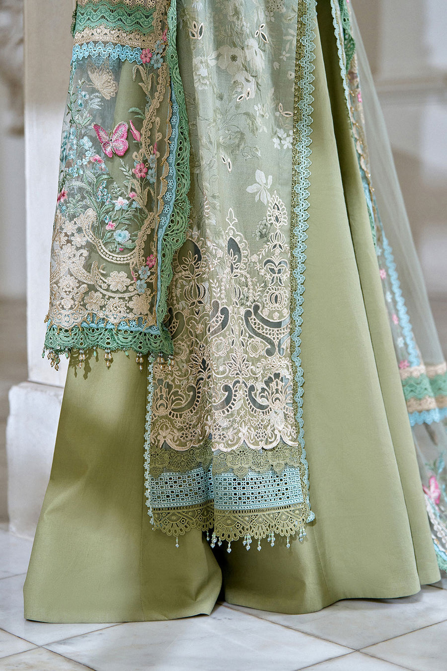 Buy from khaslibaas | sobia nazir Luxury Lawn Eid 2026 | 3 piece unstitched embroidered lawn suit for women (design 12A).choose good quality brands like Maria b zainab Chottani Various Pakistani branded dresses summer fabric, elegant design, perfect for casual & formal wear.delivery available in UK, USA, Canada, UAE, Dubai and other countries... 