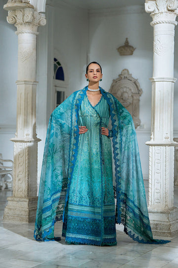 Buy from khaslibaas | sobia nazir Luxury Lawn Eid 2026 | 3 piece unstitched embroidered lawn suit for women (design 6A).choose good quality brands like Maria b zainab Chottani Various Pakistani branded dresses summer fabric, elegant design, perfect for casual & formal wear.delivery available in UK, USA, Canada, UAE, Dubai and other countries... 