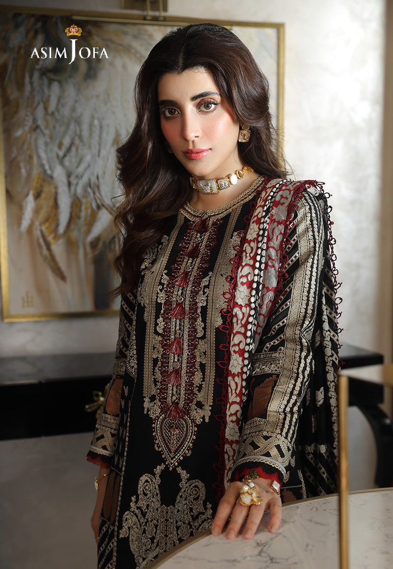 Buy Asim Jofa AJAI-03 COTTON SILK. choose good quality brands like Maria b zainab Chottani, Hussain Rehar etc... Various Pakistani branded dresses summer fabric, elegant design, perfect for casual & formal wear also shop eid collections from khaslibaas .delivery available in UK, USA, Canada, UAE, Dubai and other countries... 