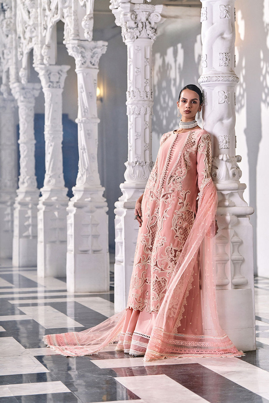 Buy from khaslibaas | sobia nazir Luxury Lawn Eid 2026 | 3 piece unstitched embroidered lawn suit for women (design 5B).choose good quality brands like Maria b zainab Chottani Various Pakistani branded dresses summer fabric, elegant design, perfect for casual & formal wear.delivery available in UK, USA, Canada, UAE, Dubai and other countries... 