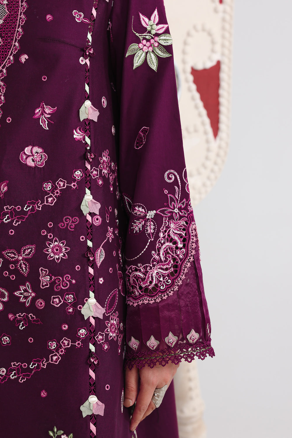 Buy QALAMKAR QFL-10 TRESA Embroidered  Suit 3 Pcs Unstitched | Women Summer Dresses 2026.choose good quality brands like Maria b zainab Chottani, Hussain Rehar, sobia nazir etc... Various Pakistani branded dresses summer fabric, elegant design, perfect for casual & formal wear also shop eid collections from khaslibaas .delivery available in UK, USA, Canada, UAE, Dubai and other countries... 