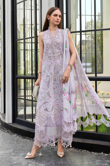 Buy from khaslibaas mariab Luxury lawn Eid II - 3 piece unstitched embroidered lawn suit for women ( D-12).choose good quality brands like Maria b Sobia Nazir Various Pakistani branded dresses summer fabric, elegant design, perfect for casual & formal wear.delivery available in UK, USA,Australia, Canada, UAE, Dubai and other countries... 