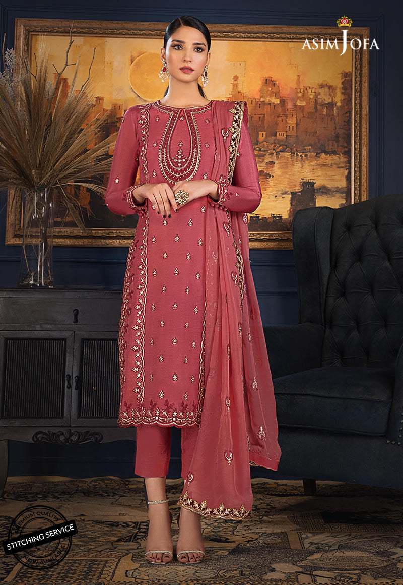Buy Asim jofa AJRE-07 EMBROIDERED COTTON SILK| Women FESTIVE Dress 2026.choose good quality brands like Maria b zainab Chottani, Hussain Rehar etc... Various Pakistani branded dresses summer fabric, elegant design, perfect for casual & formal wear also shop eid collections from khaslibaas .delivery available in UK, USA, Canada, UAE, Dubai and other countries... 