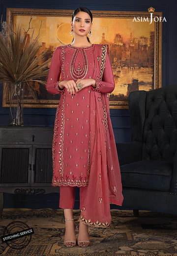 Buy Asim jofa AJRE-07 EMBROIDERED COTTON SILK| Women FESTIVE Dress 2026.choose good quality brands like Maria b zainab Chottani, Hussain Rehar etc... Various Pakistani branded dresses summer fabric, elegant design, perfect for casual & formal wear also shop eid collections from khaslibaas .delivery available in UK, USA, Canada, UAE, Dubai and other countries... 