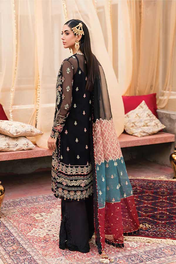 Buy Ayzel by Afrozeh Arash Noroz Luxury Chiffon Collection  Embroidered  Festive Suit 3 Pcs Unstitched | Women Summer Dresses 2026.choose good quality brands like Maria b zainab Chottani, Hussain Rehar, sobia nazir etc... Various Pakistani branded dresses summer fabric, elegant design, perfect for casual & formal wear also shop eid collections from khaslibaas .delivery available in UK, USA, Canada, UAE, Dubai and other countries... 