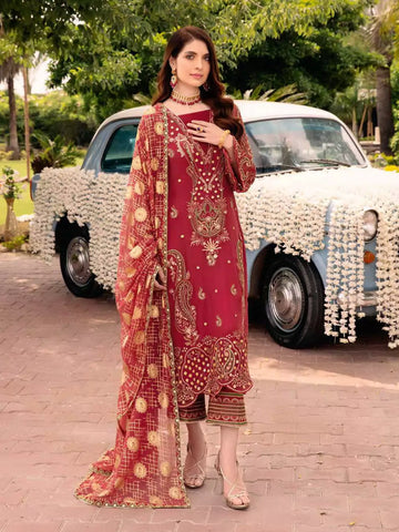 Buy Charizma CPC-04 Shehnai Formal Wear| FESTIVE Dress 2026.choose good quality brands like Maria b zainab Chottani, Hussain Rehar etc... Various Pakistani branded dresses summer fabric, elegant design, perfect for casual & formal wear also shop eid collections from khaslibaas .delivery available in UK, USA, Canada, UAE, Dubai and other countries... 