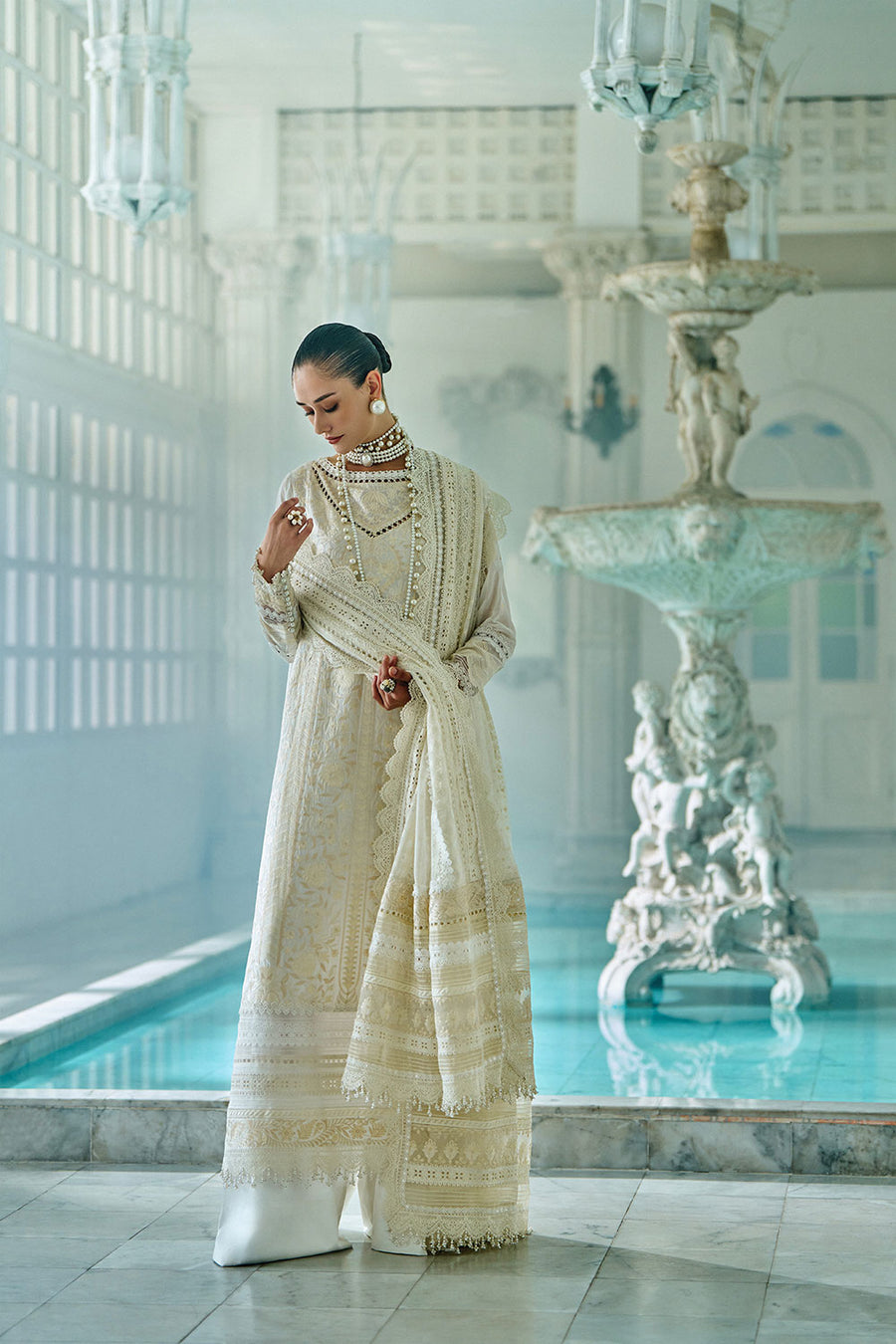 Buy from khaslibaas | sobia nazir Luxury Lawn Eid 2026 | 3 piece unstitched embroidered lawn suit for women (design 9A).choose good quality brands like Maria b zainab Chottani Various Pakistani branded dresses summer fabric, elegant design, perfect for casual & formal wear.delivery available in UK, USA, Canada, UAE, Dubai and other countries... 