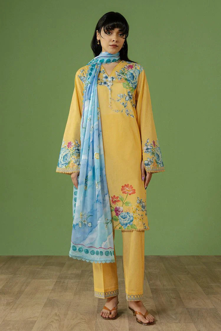 Shop from khaslibaas | Coco by Zara Shahjahan printed Lawn '26 (CELENA D4-B) .Buy 100% original Designer Suit like Maria b, Sobia Nazir zainab Chottani Various Pakistani brands perfect for casual & formal wear.delivery available in UK, USA, Canada, UAE, Dubai and other countries... 