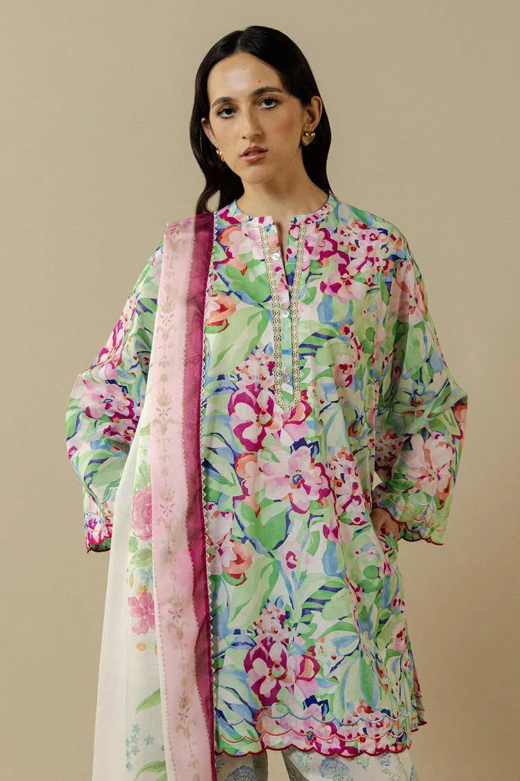Shop from khaslibaas | Coco by Zara Shahjahan printed Lawn '26 (ELARIS D6-A) .Buy 100% original Designer Suit like Maria b, Sobia Nazir zainab Chottani Various Pakistani brands perfect for casual & formal wear.delivery available in UK, USA, Canada, UAE, Dubai and other countries... 