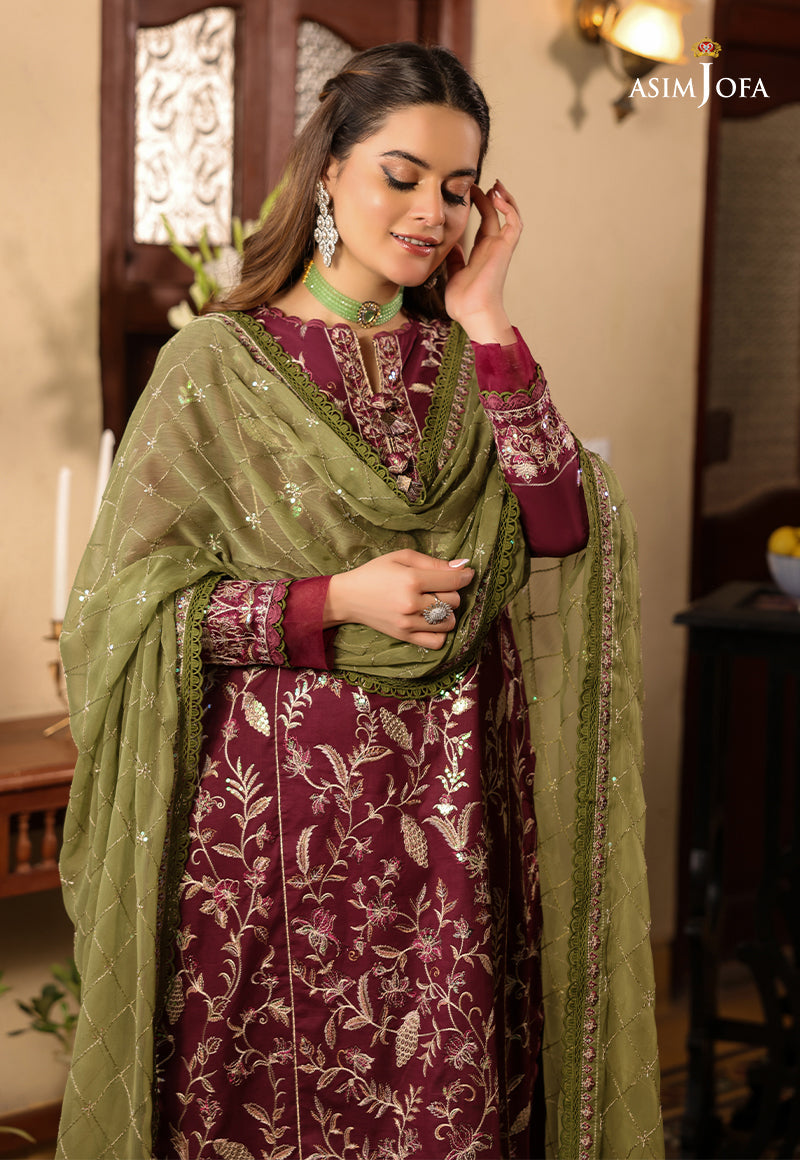 Buy Asim jofa | AJZB-21 lawn collection | Women FESTIVE Dress 2026.choose good quality brands like Maria b zainab Chottani, Hussain Rehar etc... Various Pakistani branded dresses summer fabric, elegant design, perfect for casual & formal wear also shop eid collections from khaslibaas .delivery available in UK, USA, Canada, UAE, Dubai and other countries... 