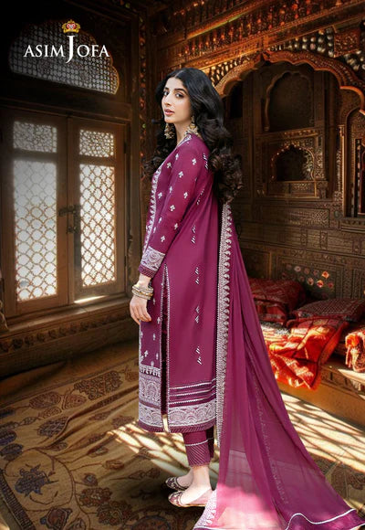 Buy Asim jofa | AJKM-02 Embroidered poly cotton collection | Women FESTIVE Dress 2026.choose good quality brands like Maria b zainab Chottani, Hussain Rehar etc... Various Pakistani branded dresses summer fabric, elegant design, perfect for casual & formal wear also shop eid collections from khaslibaas .delivery available in UK, USA, Canada, UAE, Dubai and other countries... 