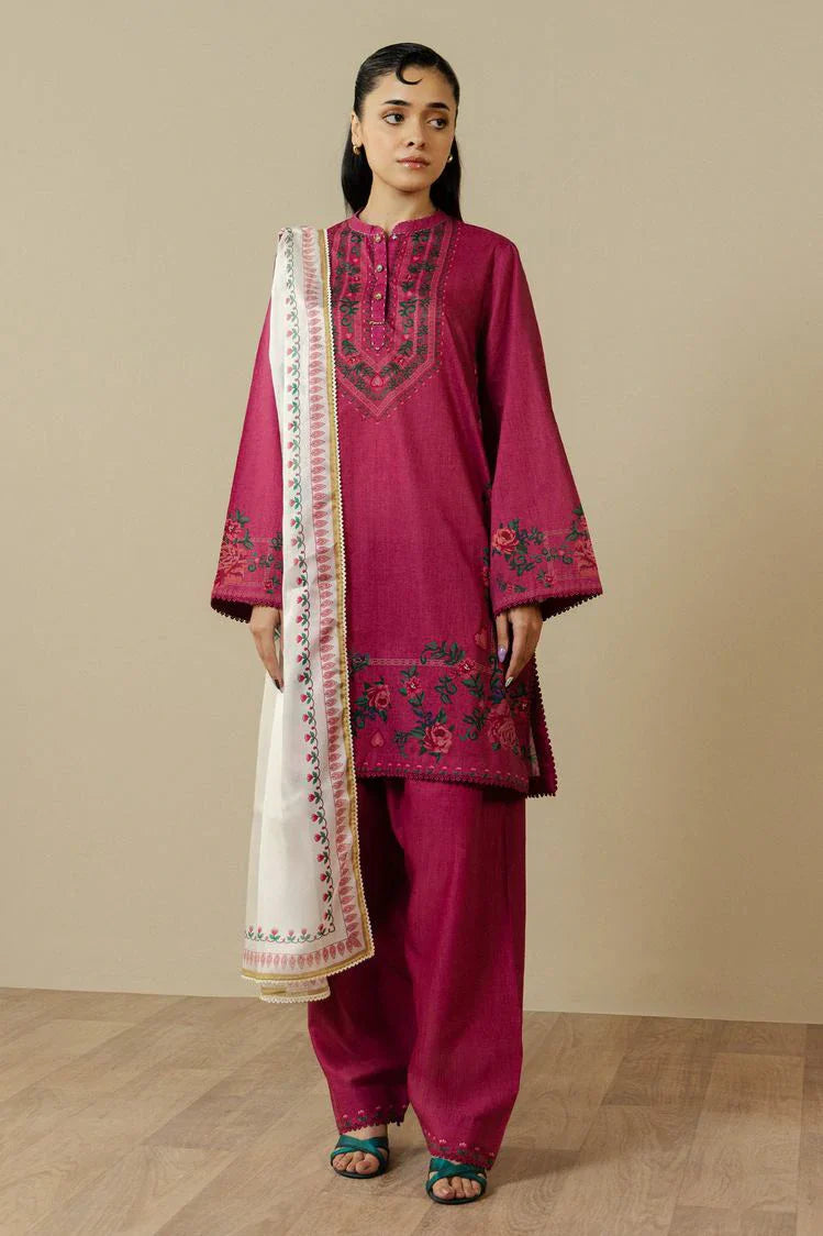 Shop from khaslibaas | Coco by Zara Shahjahan printed Lawn '26 (ISMERIA D8-A) .Buy 100% original Designer Suit like Maria b, Sobia Nazir zainab Chottani Various Pakistani brands perfect for casual & formal wear.delivery available in UK, USA, Canada, UAE, Dubai and other countries... 