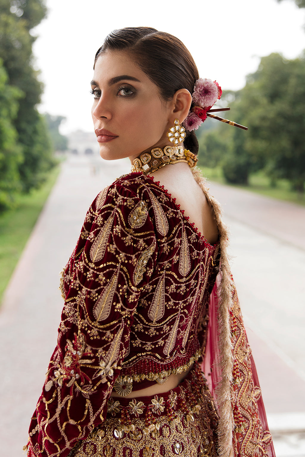 Buy Afrozeh | BRIDE COLLECTION 22-HAYAL Embroidered  Festive Suit 3 Pcs Unstitched | Women Summer Dresses 2026.choose good quality brands like Maria b zainab Chottani, Hussain Rehar, sobia nazir etc... Various Pakistani branded dresses summer fabric, elegant design, perfect for casual & formal wear also shop eid collections from khaslibaas .delivery available in UK, USA, Canada, UAE, Dubai and other countries... 