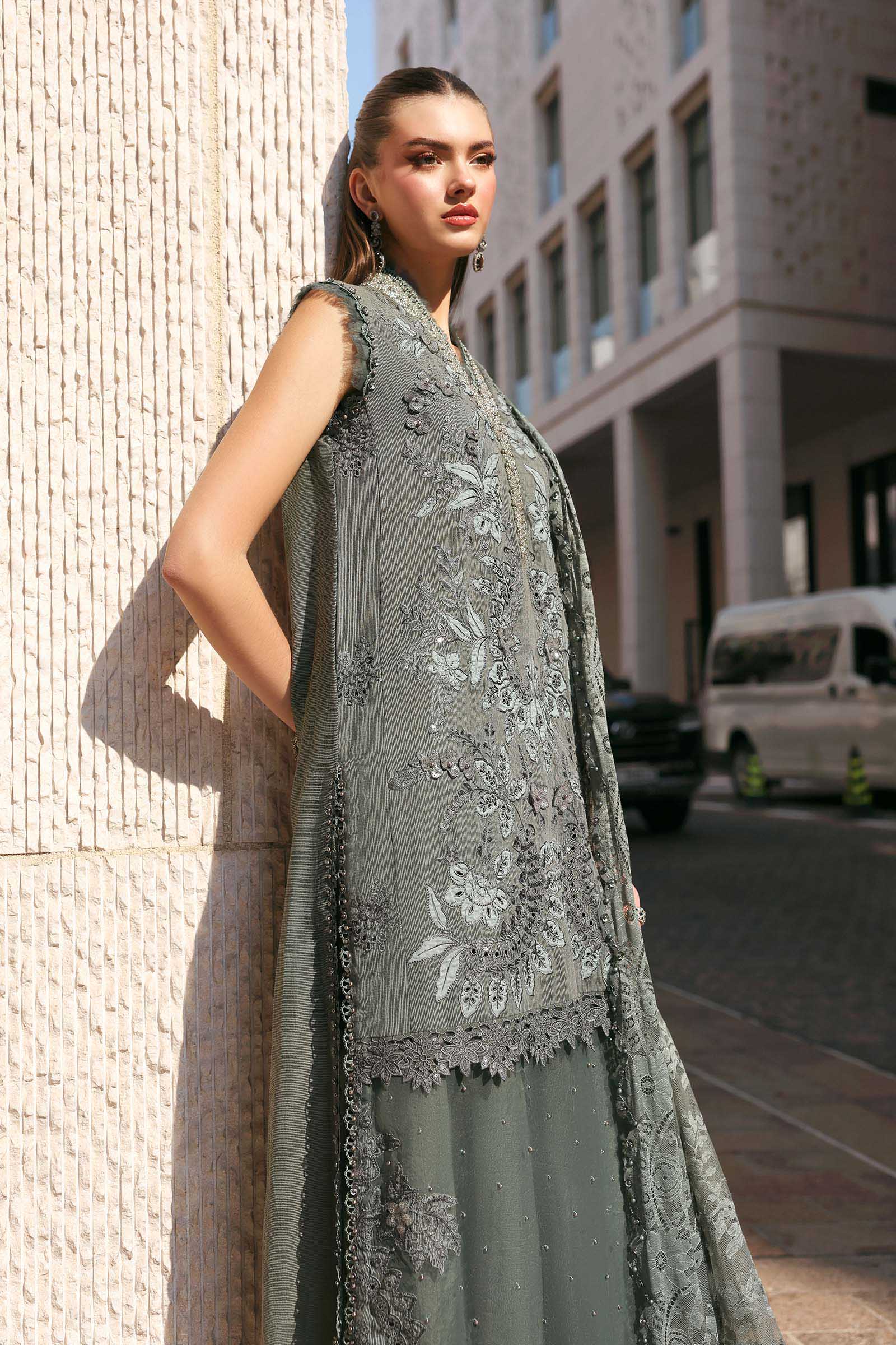 Buy from khaslibaas mariab Luxury 3 piece unstitched embroidered lawn suit for women ( D-2603-B).choose good quality brands like Maria b Sobia Nazir Various Pakistani branded dresses summer fabric, elegant design, perfect for casual & formal wear.delivery available in UK, USA,Australia, Canada, UAE, Dubai and other countries... 