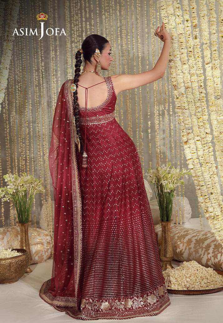 Buy asim jofa AJULFE-01 Embroidered  Suit 3 Pcs Unstitched | Women Summer Dress 2026.choose good quality brands like Maria b zainab Chottani, Hussain Rehar etc... Various Pakistani branded dresses summer fabric, elegant design, perfect for casual & formal wear also shop eid collections from khaslibaas .delivery available in UK, USA, Canada, UAE, Dubai and other countries... 