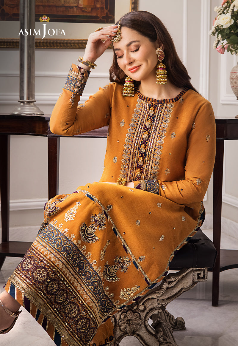 Buy Asim jofa | AJZS-11 Eid collection | Women FESTIVE Dress 2026.choose good quality brands like Maria b zainab Chottani, Hussain Rehar etc... Various Pakistani branded dresses summer fabric, elegant design, perfect for casual & formal wear also shop eid collections from khaslibaas .delivery available in UK, USA, Canada, UAE, Dubai and other countries... 