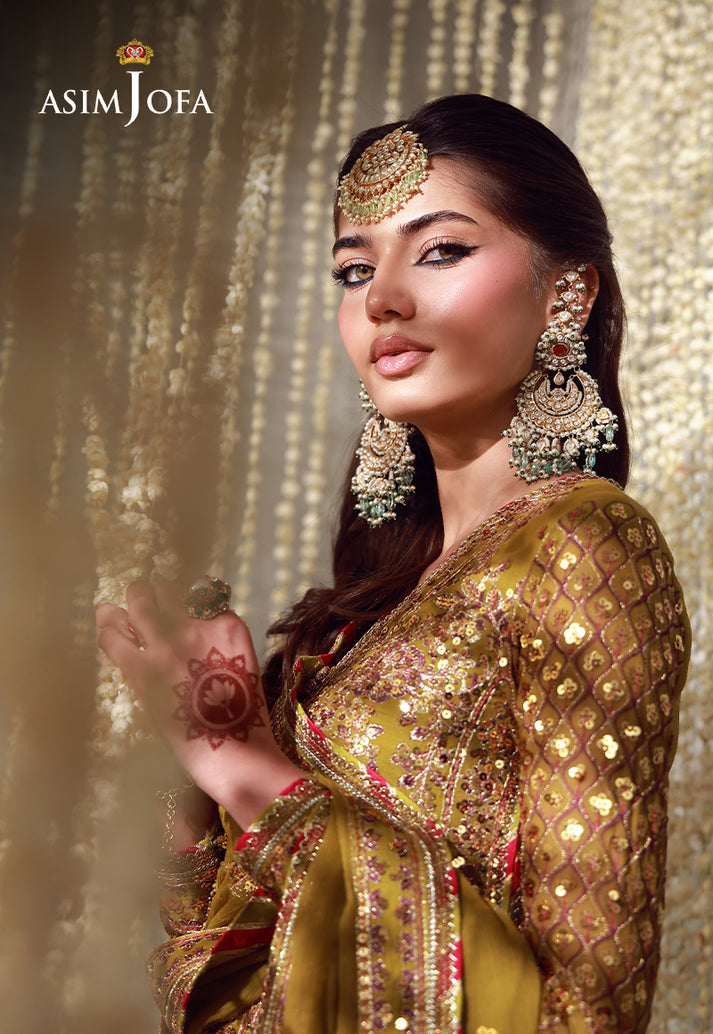 Buy asim jofa AJULFE-02 Embroidered  Suit 3 Pcs Unstitched | Women Summer Dress 2026.choose good quality brands like Maria b zainab Chottani, Hussain Rehar etc... Various Pakistani branded dresses summer fabric, elegant design, perfect for casual & formal wear also shop eid collections from khaslibaas .delivery available in UK, USA, Canada, UAE, Dubai and other countries... 