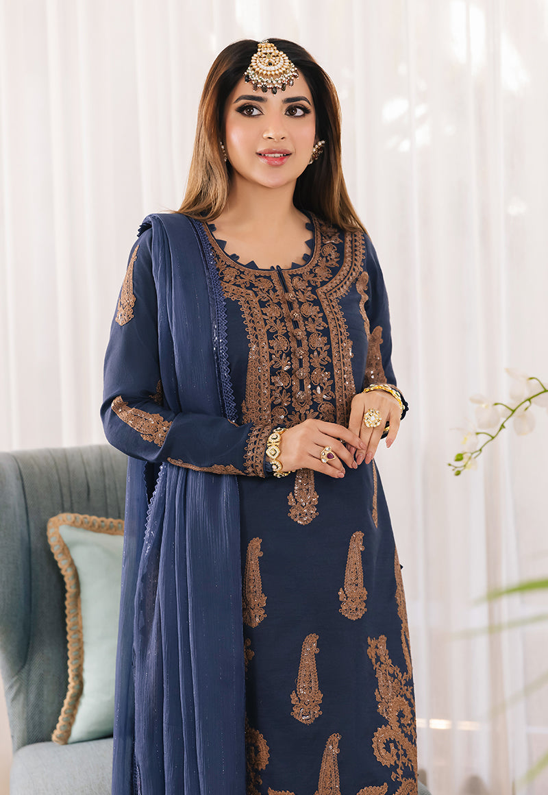 Buy Asim jofa AJSM-49 EMBROIDERED PAPER COTTON COLlECTION | Women FESTIVE Dress 2026.choose good quality brands like Maria b zainab Chottani, Hussain Rehar etc... Various Pakistani branded dresses summer fabric, elegant design, perfect for casual & formal wear also shop eid collections from khaslibaas .delivery available in UK, USA, Canada, UAE, Dubai and other countries... 