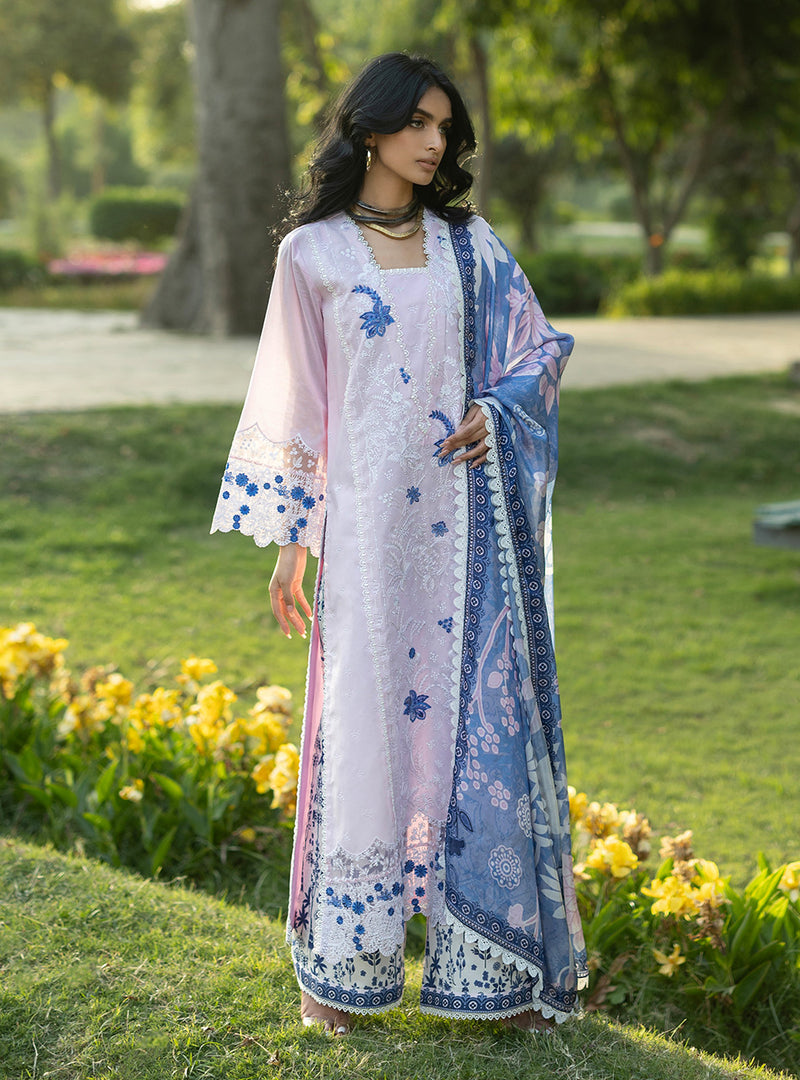 Buy from khaslibaas | ZAINAB CHOTTANI Luxury Lawn '26 | 3 piece unstitched embroidered lawn suit for women (Bria - 15).choose good quality brands like Maria b, Sobia Nazir zainab Chottani Various Pakistani branded dresses summer fabric, elegant design, perfect for casual & formal wear.delivery available in UK, USA, Canada, UAE, Dubai and other countries... 