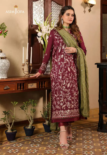 Buy Asim jofa | AJZB-21 lawn collection | Women FESTIVE Dress 2026.choose good quality brands like Maria b zainab Chottani, Hussain Rehar etc... Various Pakistani branded dresses summer fabric, elegant design, perfect for casual & formal wear also shop eid collections from khaslibaas .delivery available in UK, USA, Canada, UAE, Dubai and other countries... 