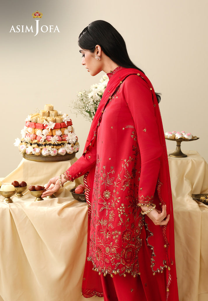 Shop Asim Jofa Luxury Festive '26 | AJULIH-08 original Pakistani designer collection online with free international delivery at Khaslibaas.com.delivery available in UK, USA, Canada, UAE, Dubai and other countries... 