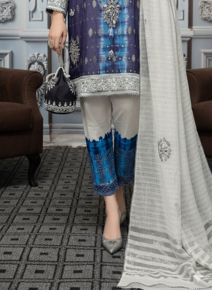 Glorious G-03 tie&dye festive lawn